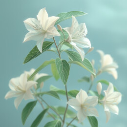 盛开的茉莉花