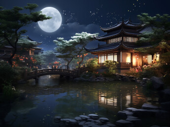 中秋阖家欢乐插图