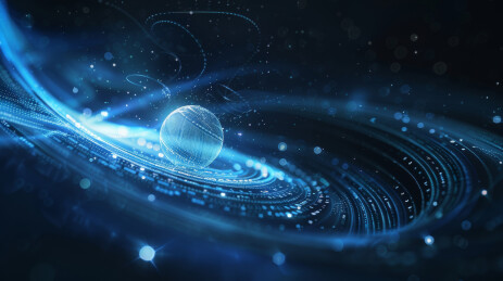 全球科技感概念插图