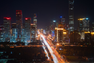 北京城市风光国贸CBD