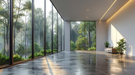 现代豪华办公室内部场景