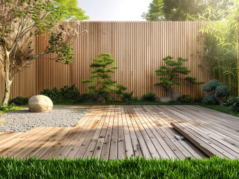 庭院里的休闲时光