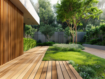 庭院里的休闲时光