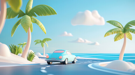 乘坐交通工具旅游