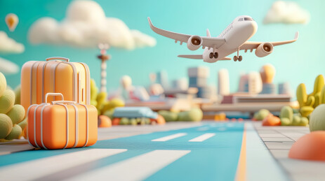 乘坐交通工具旅游