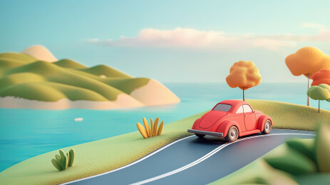 乘坐交通工具旅游