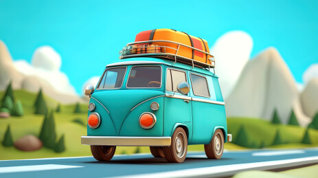 乘坐交通工具旅游