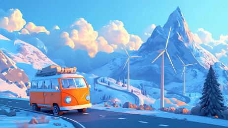 乘坐交通工具旅游