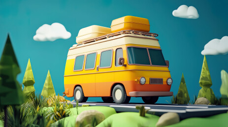 乘坐交通工具旅游