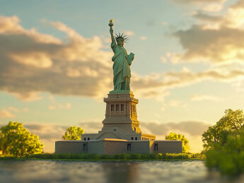 全球知名地标性建筑插画