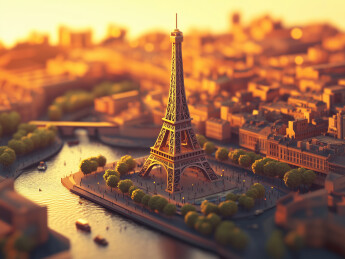 全球知名地标性建筑插画