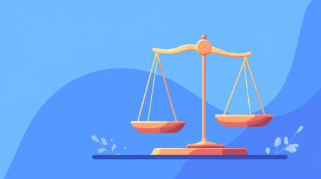 世界知识产权日天平公平公正法律概念背景