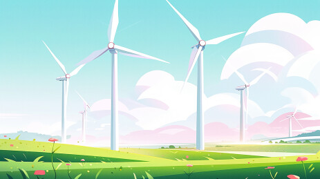 新能源户外大风车