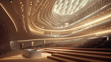 现代城市建筑内部结构