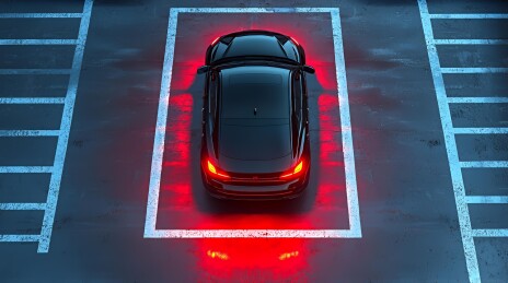 辅助驾驶主题插画