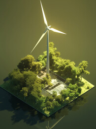 绿岛风能与光的交响