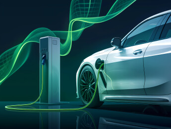 黑色背景白色汽车