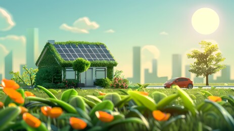 环保低碳能量太阳能