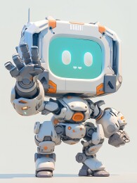 3D可爱动物形态机器人