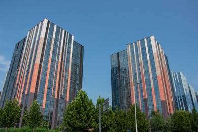 北京通州台湖地区街景