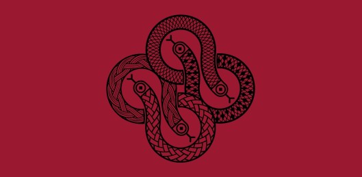 抽象艺术蛇设计