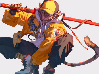 现代时尚潮流酷炫孙悟空