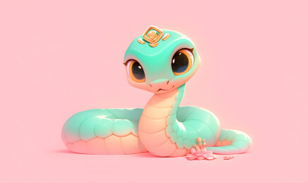 2025蛇年卡通生肖形象