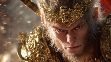 中国神话西游记人物孙悟空插画壁纸