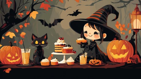 可爱女巫的下午茶