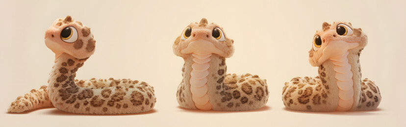 毛绒玩具卡通小蛇