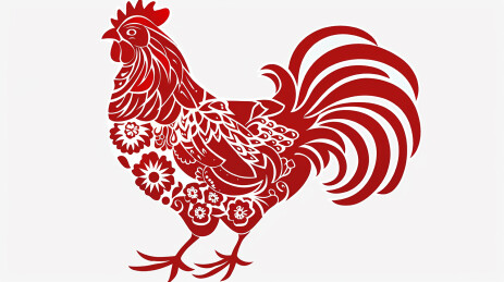 鸡年剪纸