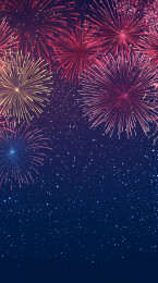 彩色烟花庆祝活动背景