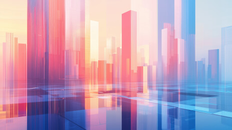 超现实的城市建筑景观