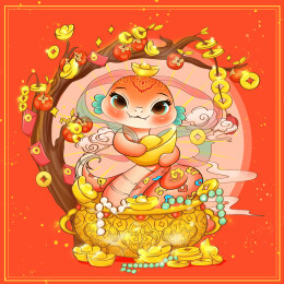 蛇年2025 财源滚滚