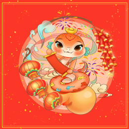 2025蛇年大吉 福䘵双全