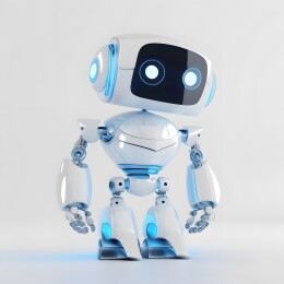 人工智能机器人工业机械设计形象插画图案