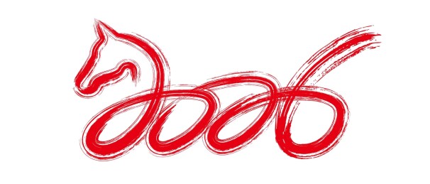 马抽象艺术插图