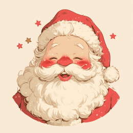 复古风圣诞老人