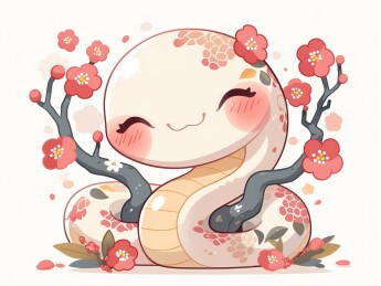 春天的生肖蛇