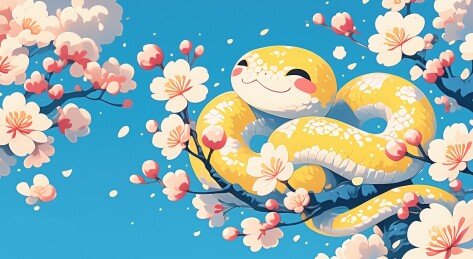 春天的生肖蛇