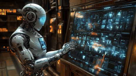 人工智能机器人未来世界高科技