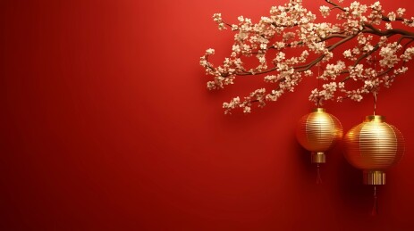 中国传统节日春节背景图