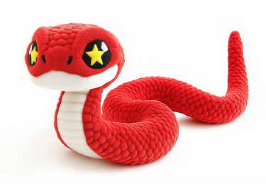 蛇绒布玩偶