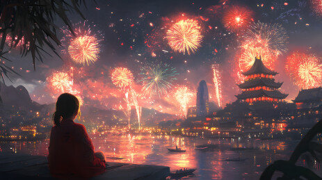 新年快乐氛围壁纸