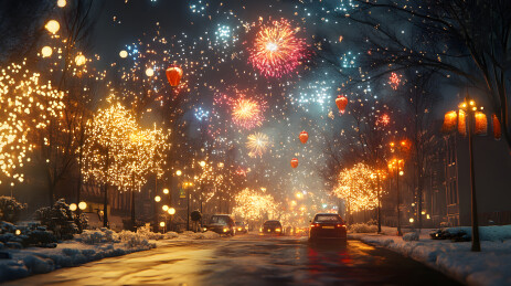 新年快乐氛围壁纸