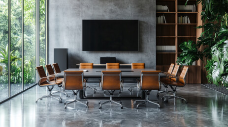 极简现代风格豪华会议室