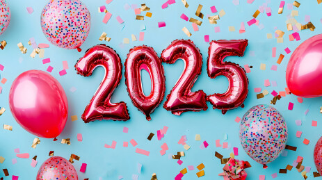 2025新年气球装饰