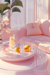 粉色浪漫空间