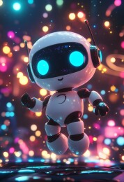 飞在空中的迷你机器人