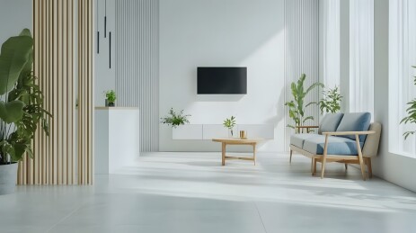 优雅舒适的室内布置家具简约而温馨